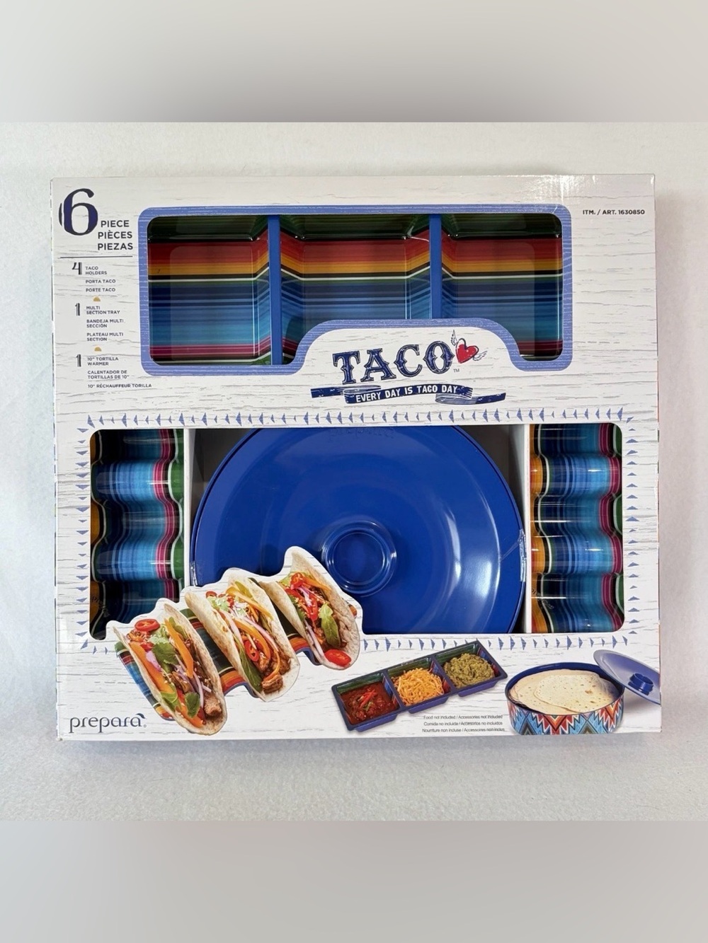 Prepara NWT Taco 6-Piece Serving Set
